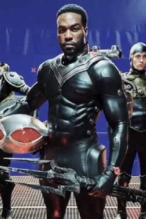 Yahya Abdul-Mateen II Aquaman 2 Black Manta Black Costume Jacket