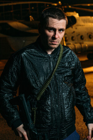 Sverrir Gudnason Attack On Finland Vasa Jankovic Black Leather Jacket