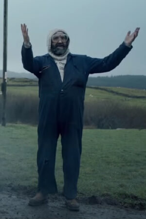 Brian Gittins Brian and Charles David Earl Blue Cotton Jumpsuit