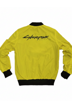 Cyberpunk 2077 Gaming Yellow Bomber Jacket