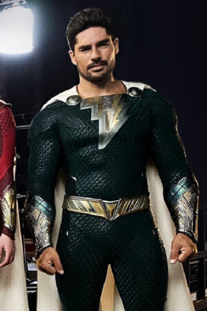 D.J. Cotrona Shazam Fury of the Gods Super Hero Pedro Costume Jacket