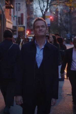 Neil Patrick Harris Uncoupled Michael Blue Woolen Jacket