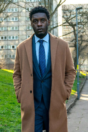 Samuel Adewunmi You Don't Know Me Hero Woolen Trench Coat