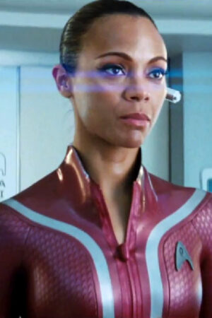 Star Trek Beyond Zoe Saldana Leather Jacket