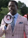 Honk for Jesus Save Your Soul Sterling K. Brown Pink Blazer