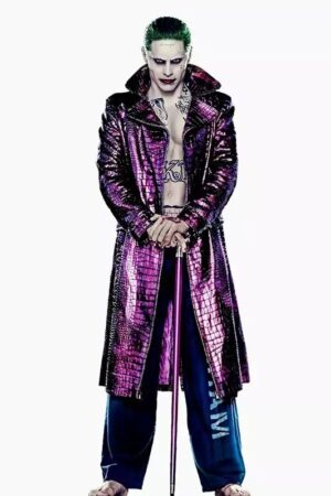 Jared Leto Suicide Squad Joker Crocodile Coat