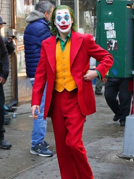 Joaquin Phoenix Joker Red Tuxedo Suit - Celebrity Jackets