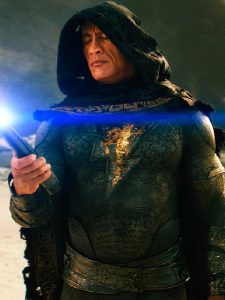 Dwayne Johnson Black Adam Cosplay Halloween Costume Cape