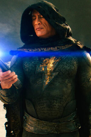 Dwayne Johnson Black Adam Cosplay Halloween Costume Cape