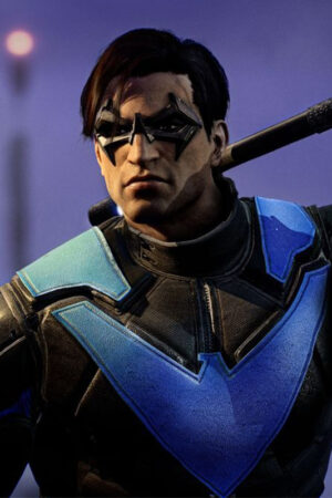Gotham Knights Nightwing Leather Jacket
