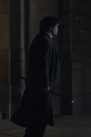 Sherlock Holmes Enola Holmes 2 Henry Cavill Black Woolen Coat