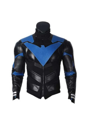 Dick Grayson Gotham Knights Nightwing Leather Jacket