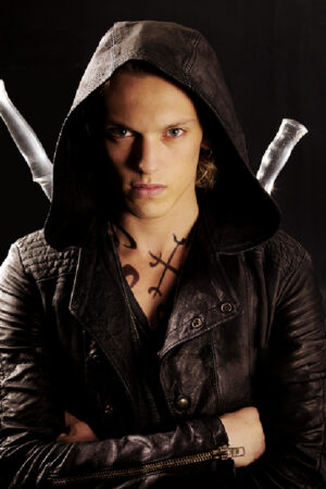 Jace The Mortal Instruments Jamie Campbell Black Hooded Jacket