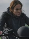 Jennifer Lopez The Mother Black Leather Jacket