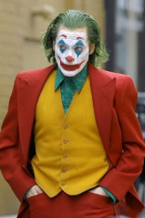 Joaquin Phoenix Joker Red Tuxedo Suit