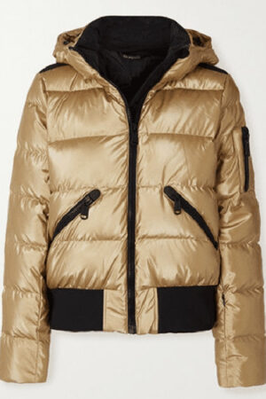 Tv Series Ted Lasso Keeley Jones Juno Temple Golden Puffer Jacket