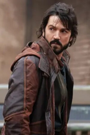 Diego Luna TV Series Andor Star Wars Cassian Andor Long Coat