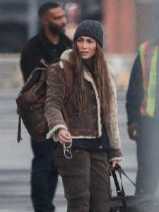The Mother Jennifer Lopez Shearling Jacket