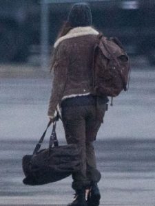 Jennifer Lopez Shearling Brown Leather Jacket