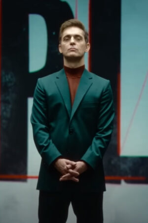 Berlin 2023 Pedro Alonso Money Heist Green Blazer