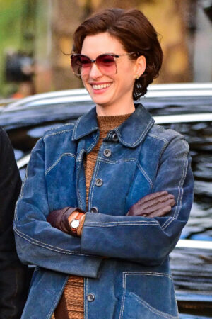 Armageddon Time Anne Hathaway Denim Coat