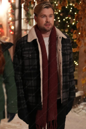 Falling for Christmas Chord Overstreet Shearling Jacket