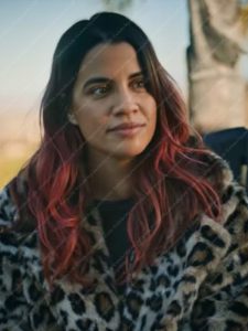 Natalie Morales Fur Coat
