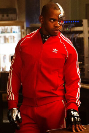 Cyborg Doom Patrol Season 4 Joivan Wade Red Fleece Jacket