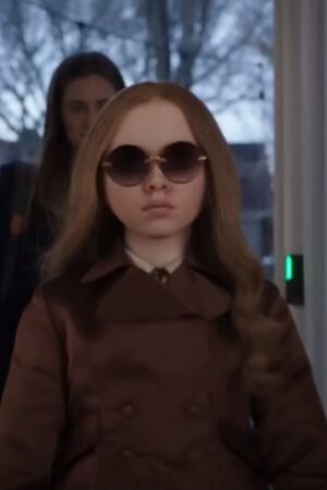 AMIE DONALD M3GAN BROWN COAT