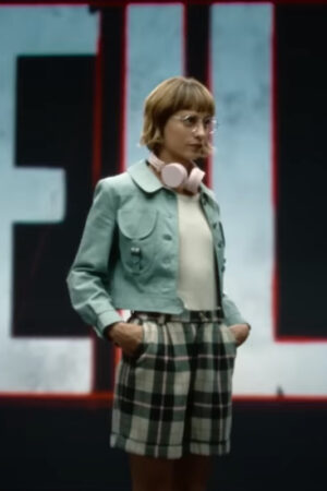 Michelle Jenner Berlin 2023 Tv Series Keila Jacket - Money Heist