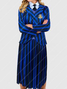 Wednesday Emma Myers Blazer With Skirt