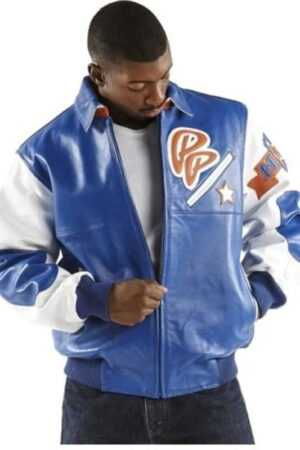 Pelle Pelle Soda Club Blue Leather Jacket