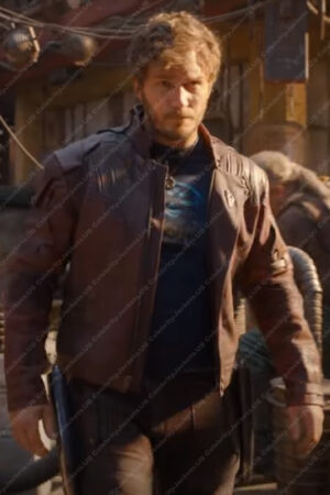 Chris Pratt Guardians of the Galaxy Holiday Special Star Lord Jacket