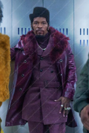 They Cloned Tyrone Jamie Foxx Leather Coat