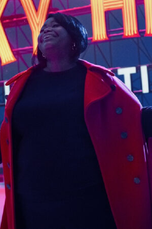 Spirited Octavia Spencer Coat