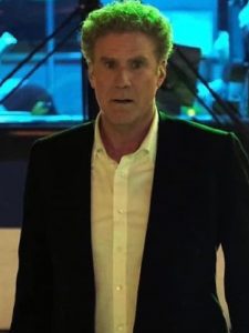 Present Spirited Will Ferrell Black Blazer