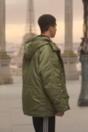 Nathan The Bastard Son & The Devil Himself Jay Lycurgo Green Puffer Jacket