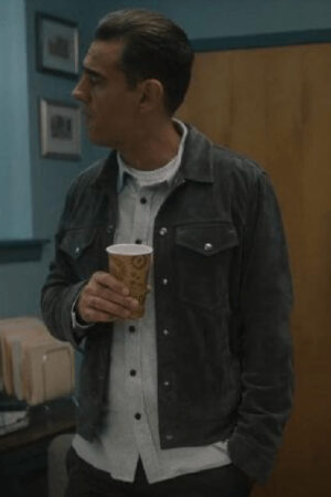 Dean Brannock TV Series The Watcher Bobby Cannavale Suede Leather Jacket