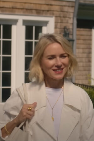 Maria Broaddus TV Series The Watcher Naomi Watts White Cotton Coat