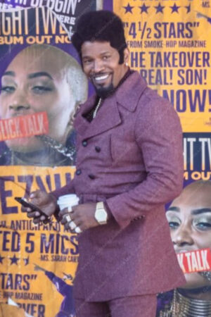 Slick Charles They Cloned Tyrone Jamie Foxx Trench Coat