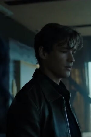 Brenton Thwaites Titans Season 04 Dick Grayson Black Leather Jacket