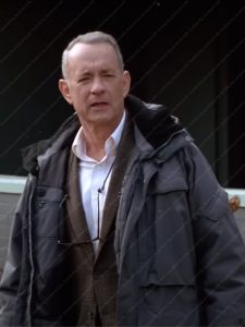Tom Hanks A Man Called Otto Grey Hooded Jacket