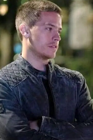 Travis Maddox Beautiful Disaster Dylan Thomas Sprouse Leather Jacket
