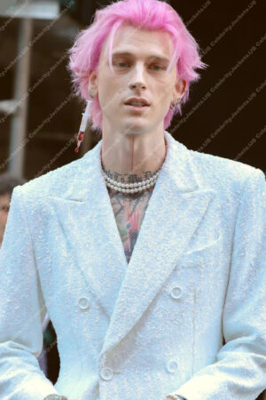 Machine Gun Kelly White Blazer