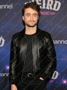 Daniel Radcliffe Weird The Al Yankovic Story Black Bomber Jacket