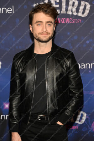 Daniel Radcliffe Weird The Al Yankovic Story Black Bomber Jacket