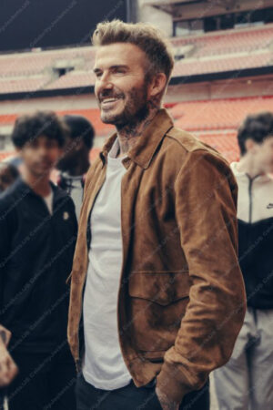 Save Our Squad David Beckham Leather Jacket