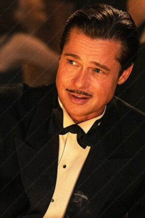 Babylon Brad Pitt Black Blazer
