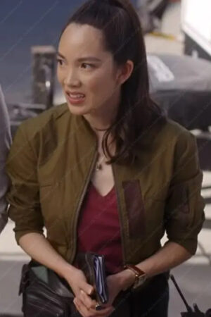 A Hollywood Christmas 2022 Jessica Van Green Cotton Jacket
