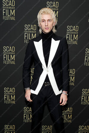 Colson Baker Taurus Movie Premiere Machine Gun Kelly Black Blazer
